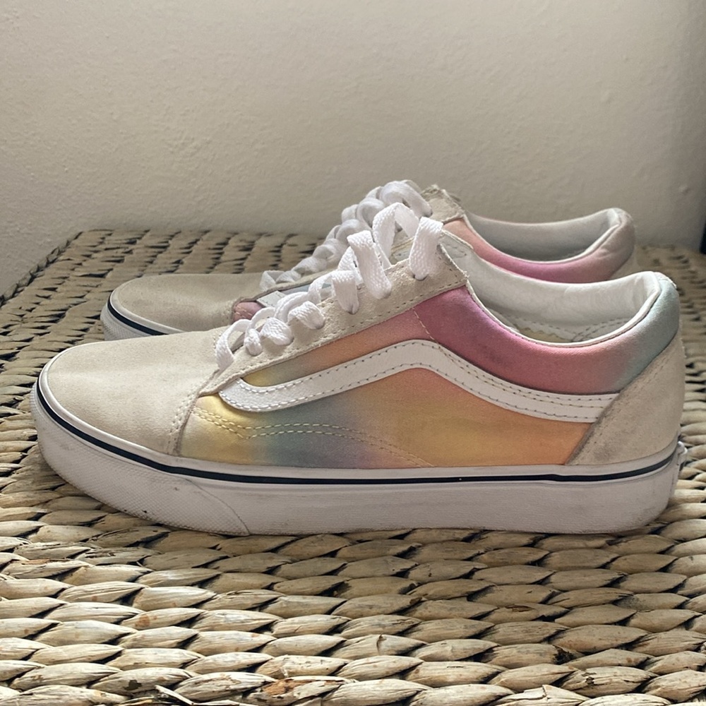 Tie dye Nike Vans 🤍
